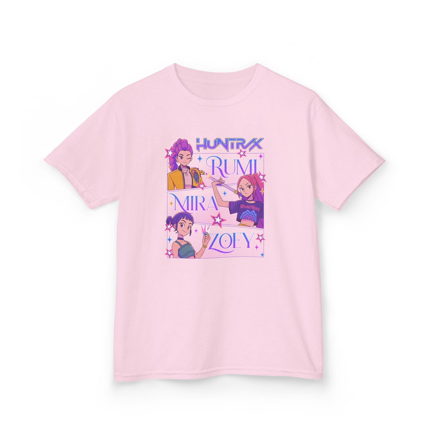 Kids Kpop Movie Tshirt Demon Hunters, Huntrix t Shirt, Kpop T Shirt, Demon Hunter Merch, Gift For Kpop Fan, Kpop Movie Shirt