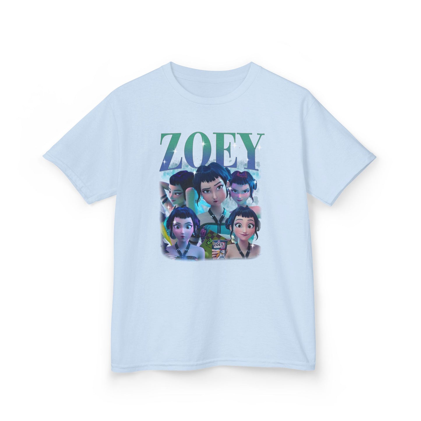 Kids Kpop Movie Tshirt Zoey Demon Hunters, Huntrix t Shirt, Kpop T Shirt, Demon Hunter Merch, kpop Gift, Kpop Movie Shirt