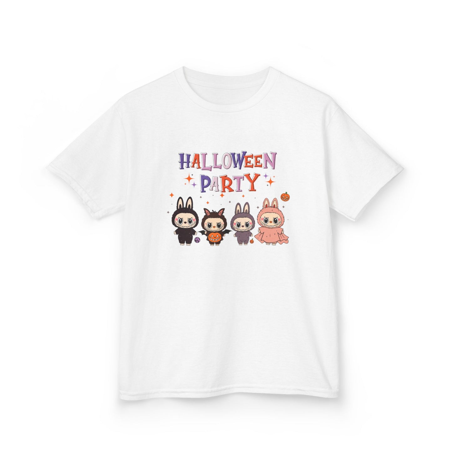 Happy Halloween Kids Tshirt - Kawaii Labubu shirt, Monsters t Shirt