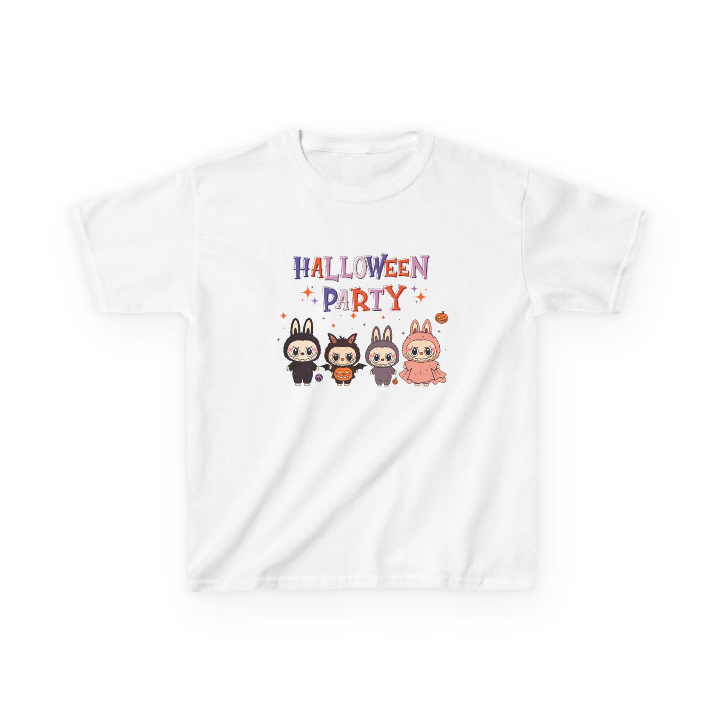 Happy Halloween Kids Tshirt - Kawaii Labubu shirt, Monsters t Shirt