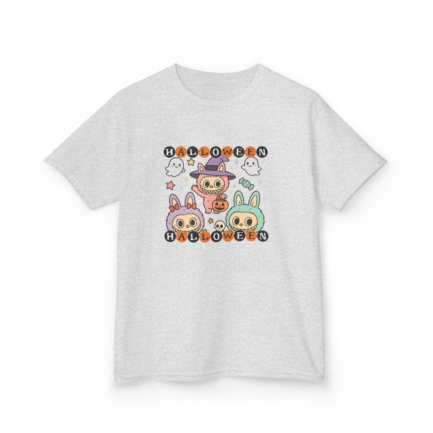 Cute Halloween Kids Tshirt - Kawaii Labubu shirt, Monsters t Shirt
