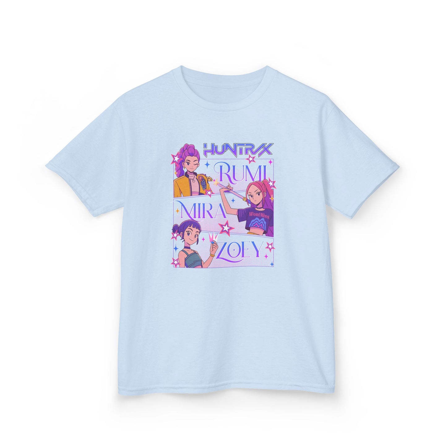 Kids Kpop Movie Tshirt Demon Hunters, Huntrix t Shirt, Kpop T Shirt, Demon Hunter Merch, Gift For Kpop Fan, Kpop Movie Shirt