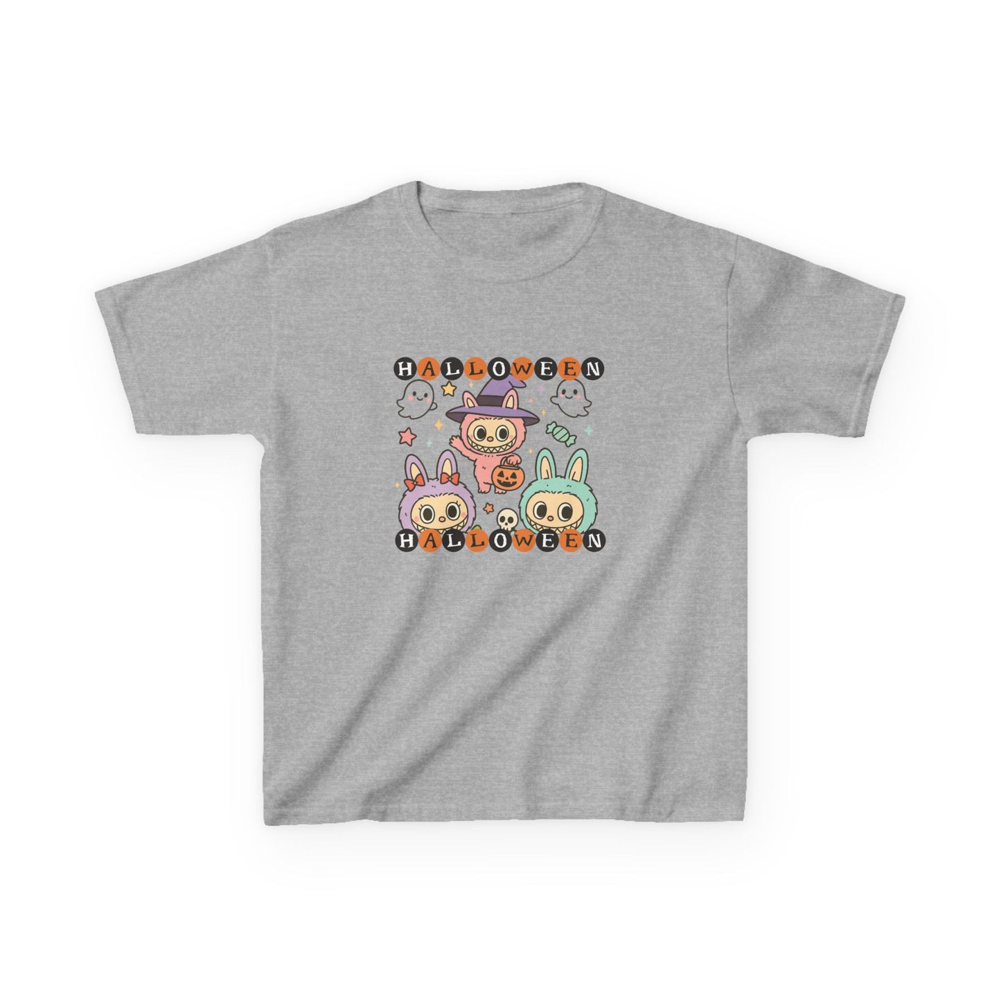 Cute Halloween Kids Tshirt - Kawaii Labubu shirt, Monsters t Shirt
