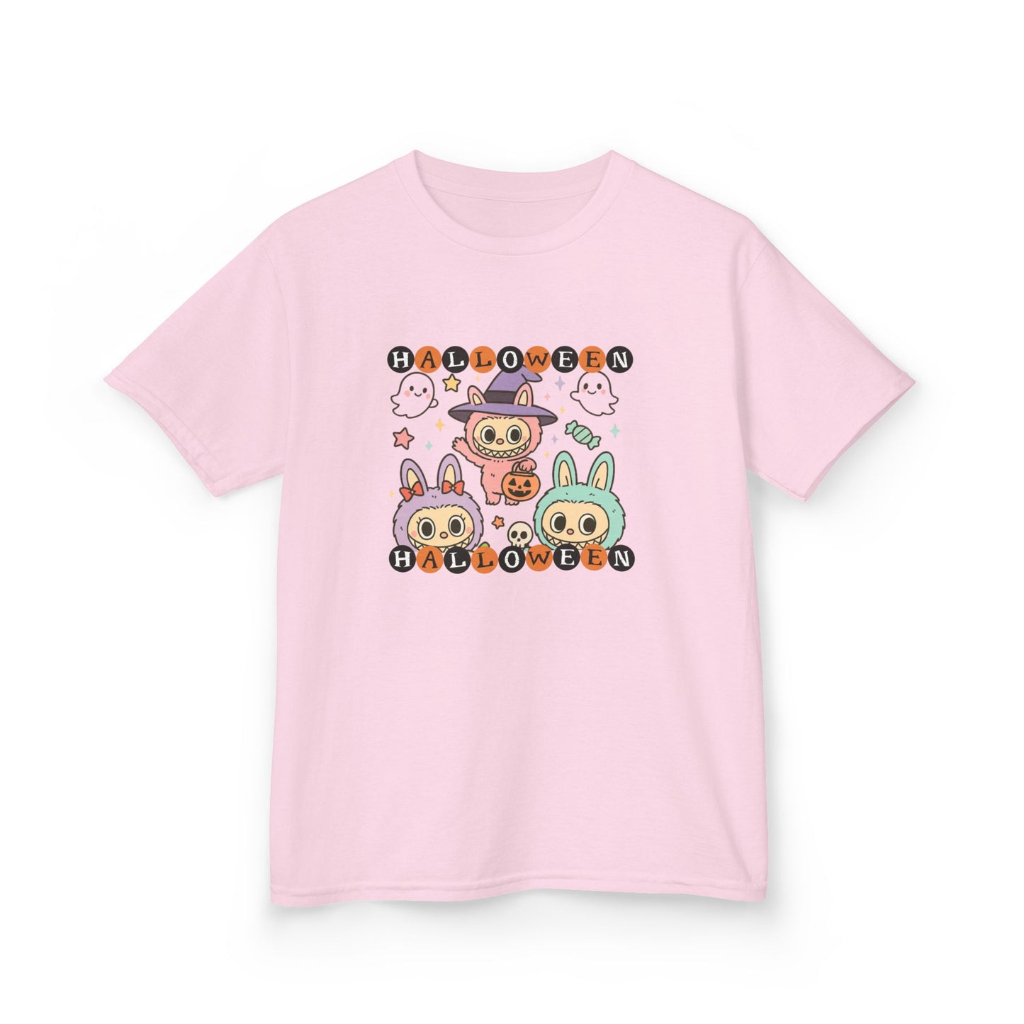 Cute Halloween Kids Tshirt - Kawaii Labubu shirt, Monsters t Shirt