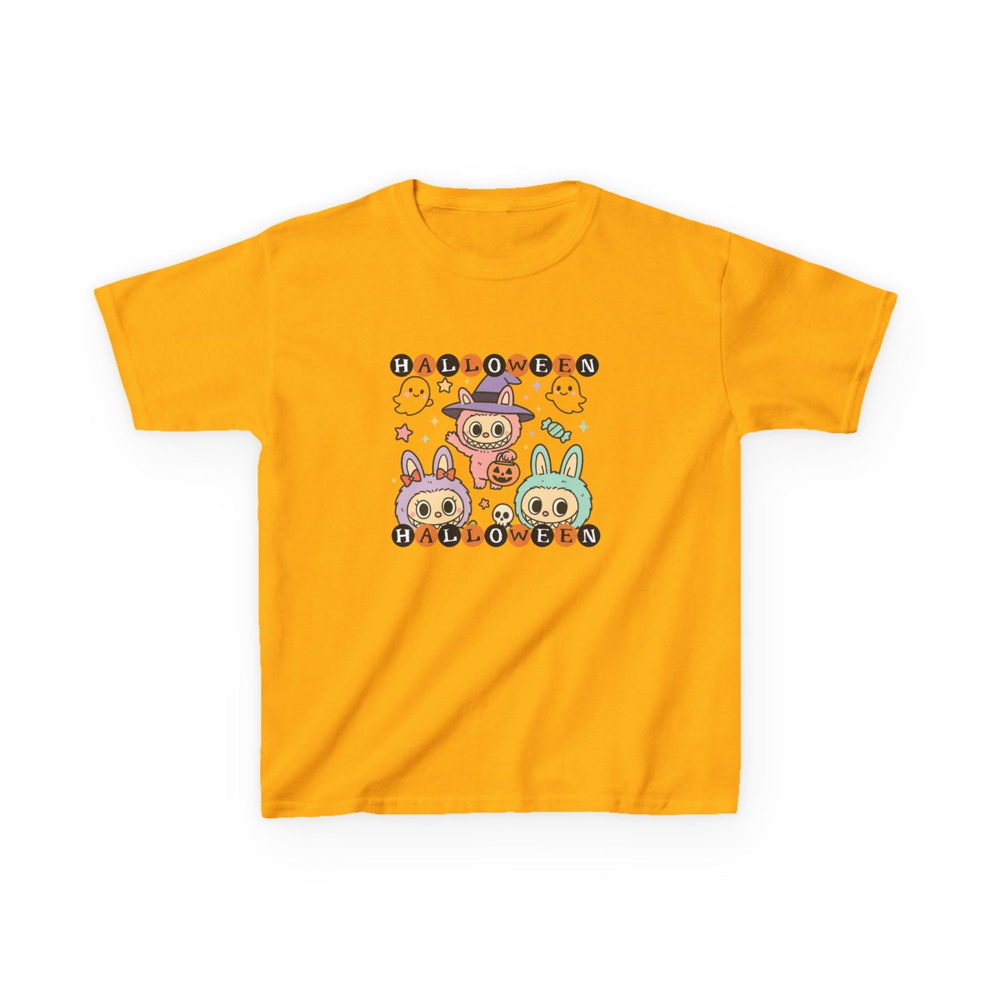 Cute Halloween Kids Tshirt - Kawaii Labubu shirt, Monsters t Shirt