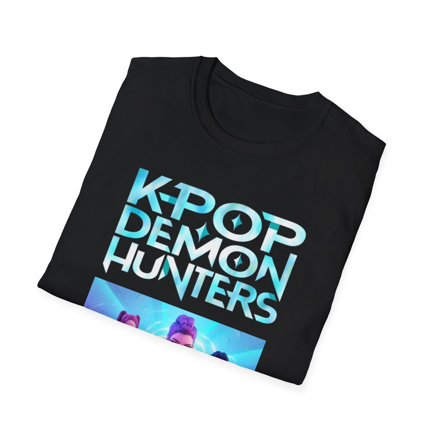 Black Kpop Movie Tshirt, Demon Hunters Shirt, Huntrix t Shirt, Kpop T Shirt, Demon Hunter Merch, Gift For Kpop Fan, Kpop Movie Shirt