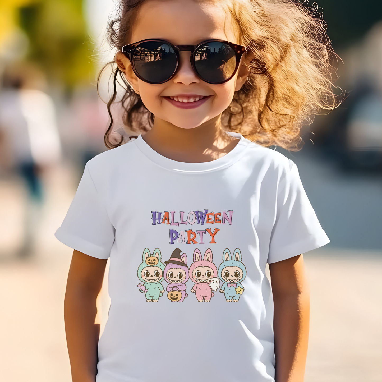Halloween Kids Tshirt - Kawaii Labubu shirt, Monsters t Shirt