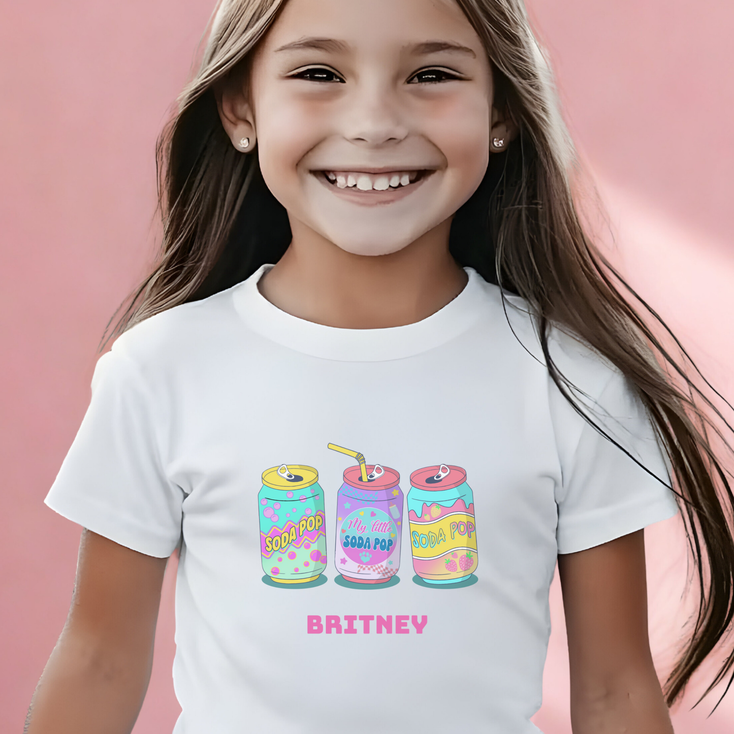 Custom Name Kids T-Shirt, Personalized Tee for Children, Demon Hunters Theme Shirt, Gift for girl