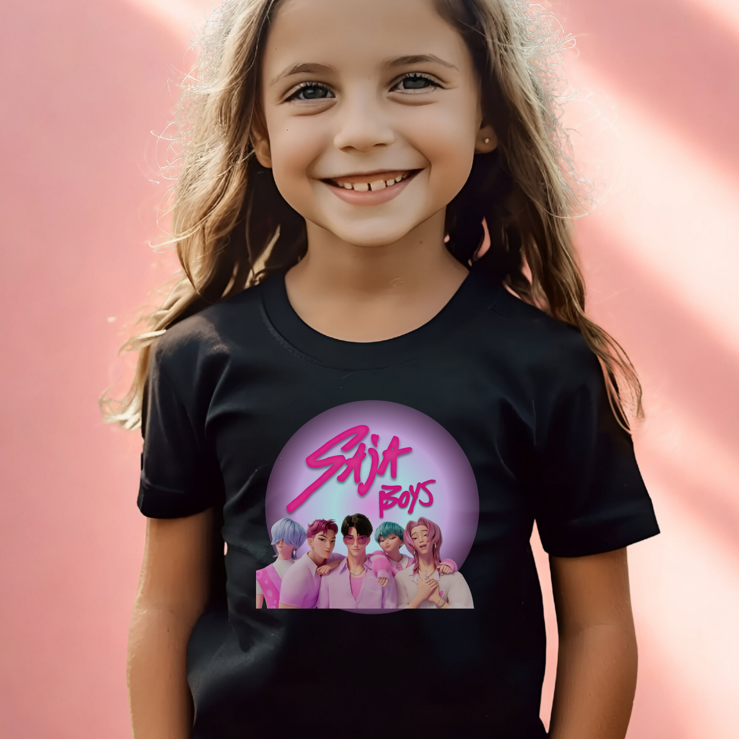 Kids Kpop Movie Tshirt Demon Hunters, Saja boys Shirt, Kpop T Shirt, Demon Hunter Merch, Gift For Kpop Fan, Kpop Movie Shirt