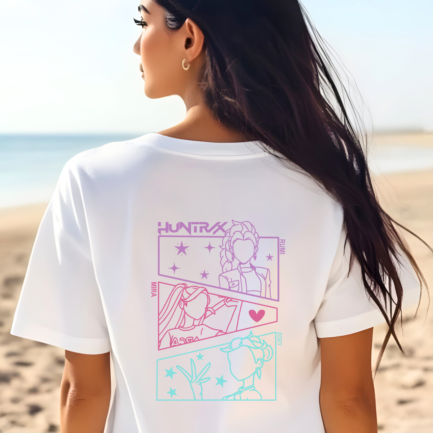 Unisex Kpop Movie Tshirt, Demon Hunters Shirt, Huntrix t Shirt, Kpop T Shirt, Demon Hunter Merch, Gift For Kpop Fan, Kpop Movie Shirt