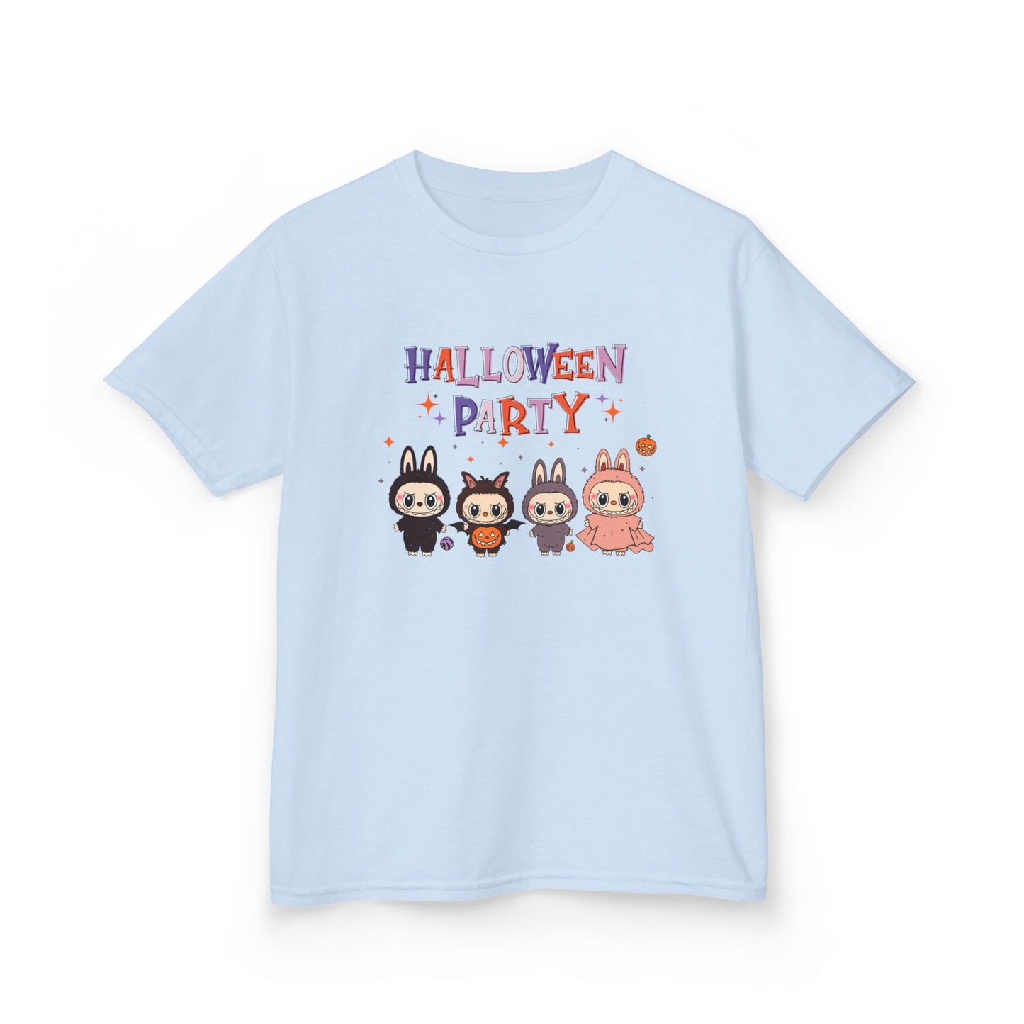 Happy Halloween Kids Tshirt - Kawaii Labubu shirt, Monsters t Shirt