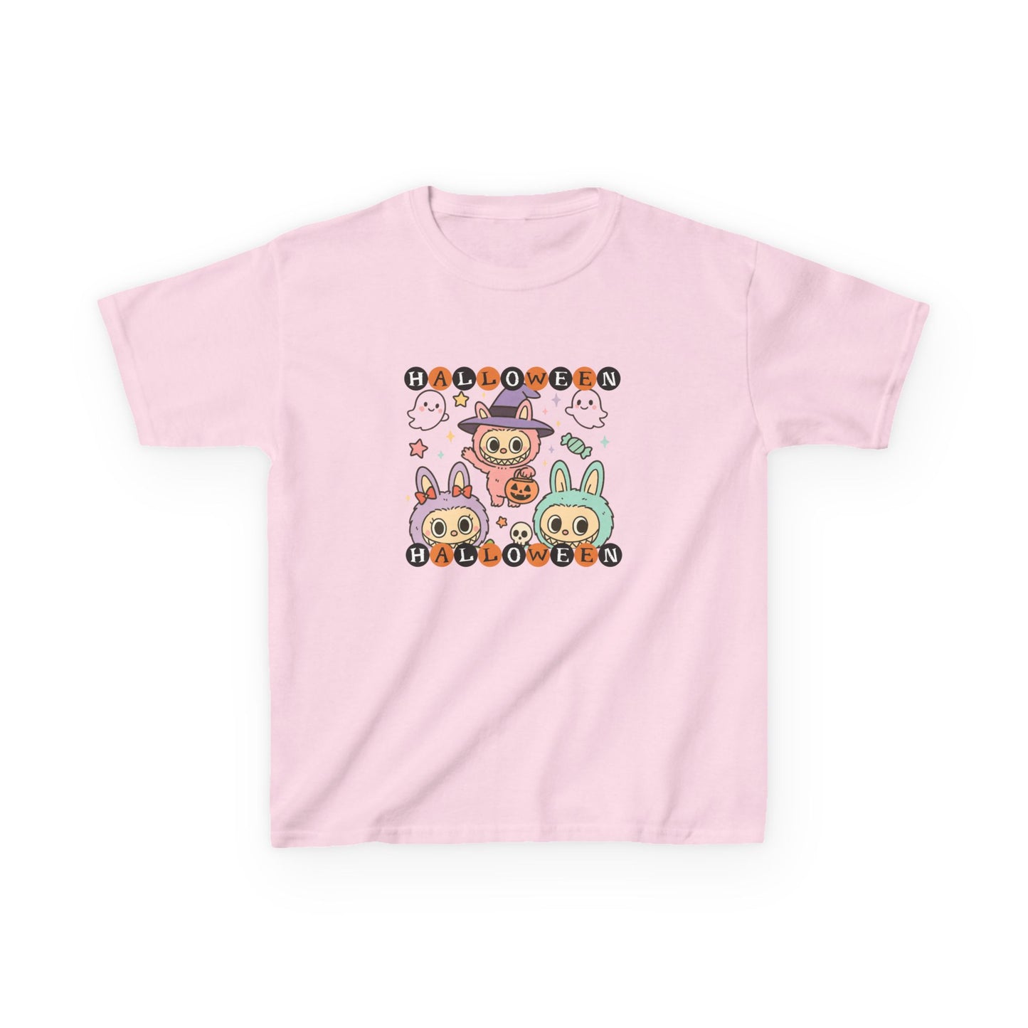 Cute Halloween Kids Tshirt - Kawaii Labubu shirt, Monsters t Shirt