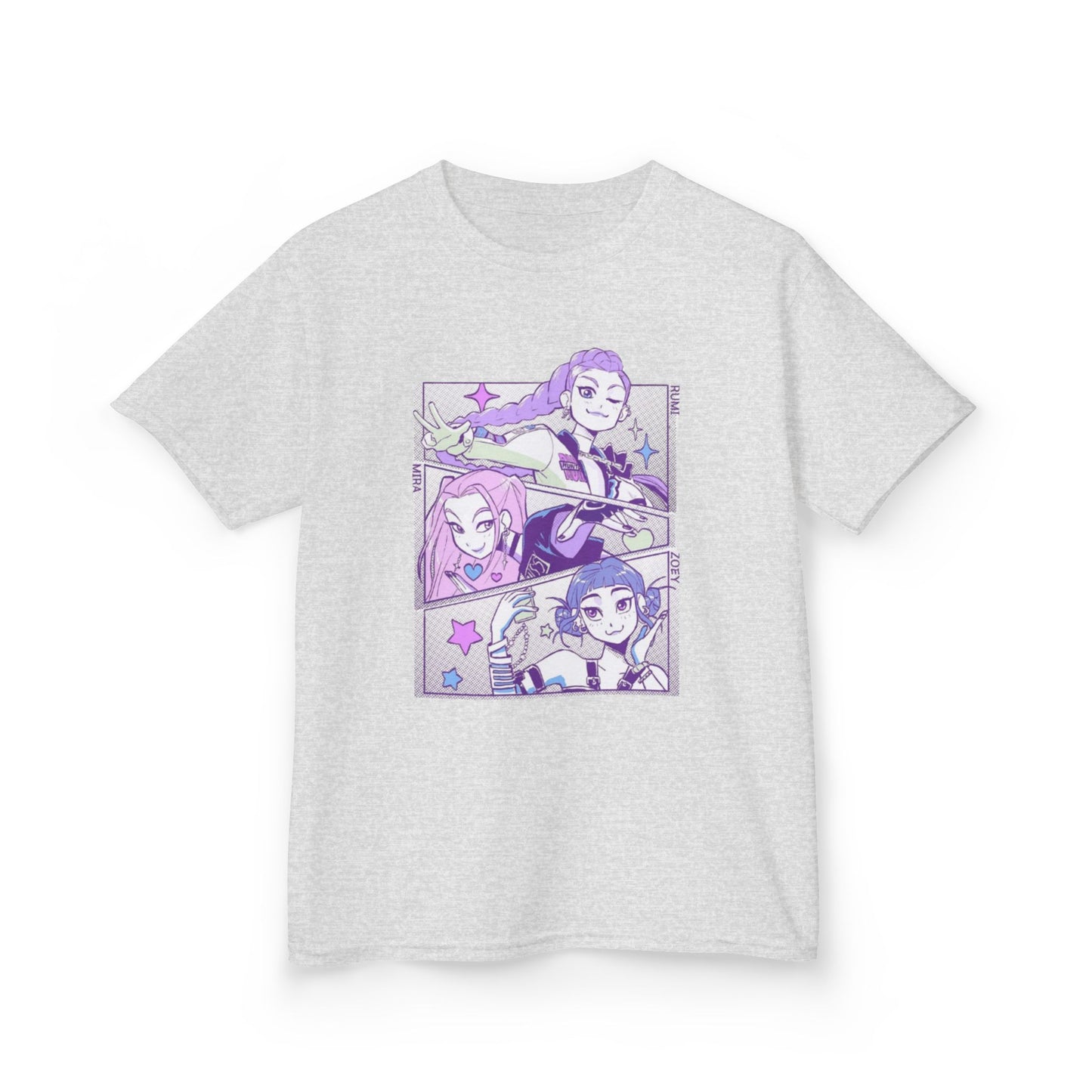 Kids Kpop Tshirt Demon Hunters, Huntrix t Shirt girls, Demon Hunter Merch, Kpop gift, Kpop Movie Shirt
