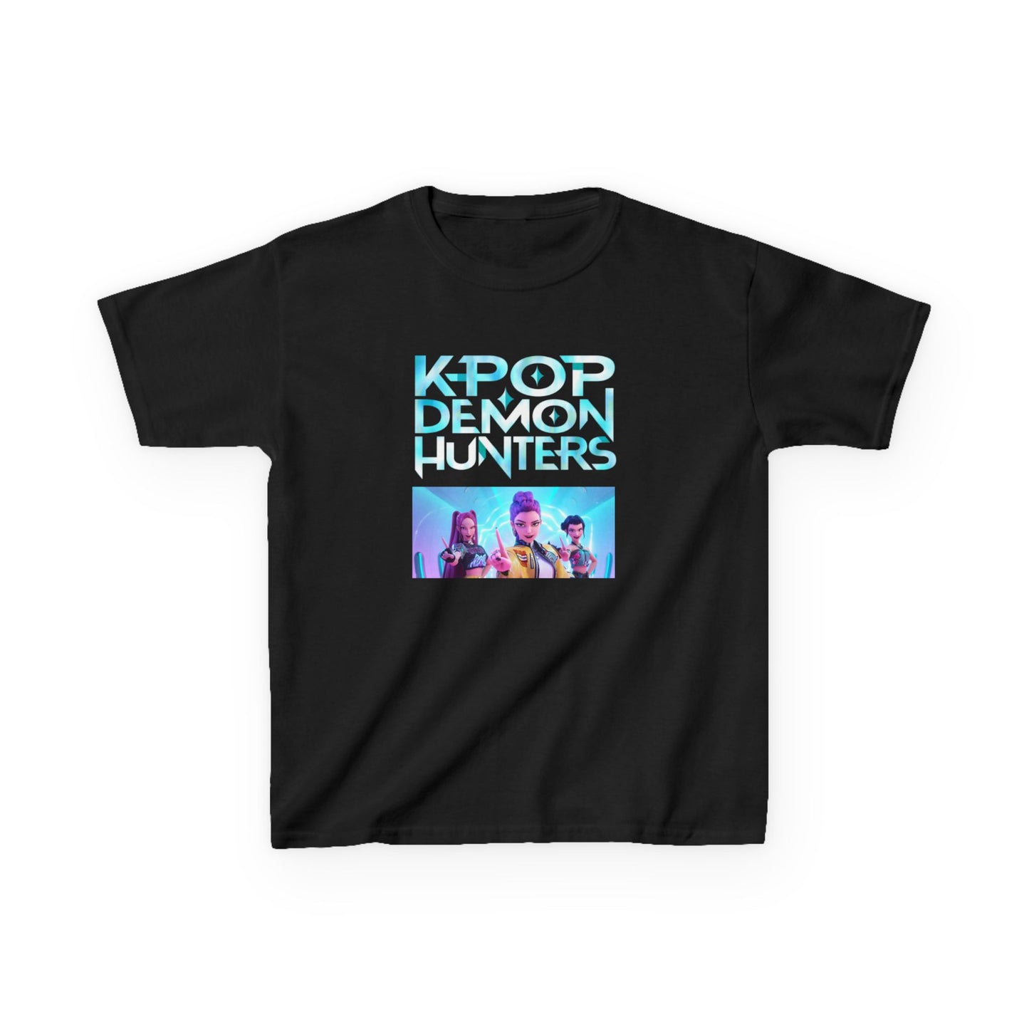 Kids Kpop Movie Tshirt Demon Hunters, Huntrix t Shirt, Kpop T Shirt, Demon Hunter Merch, Gift For Kpop Fan, Kpop Movie Shirt