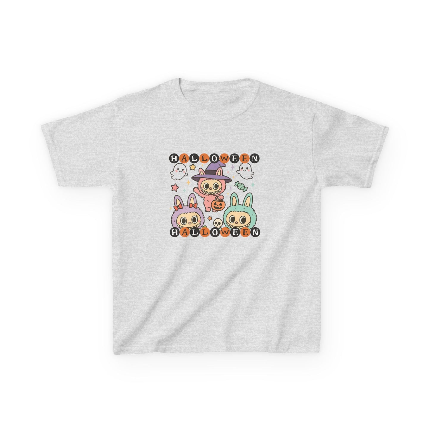 Cute Halloween Kids Tshirt - Kawaii Labubu shirt, Monsters t Shirt