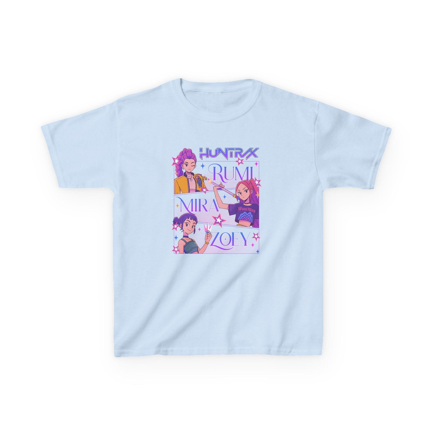 Kids Kpop Movie Tshirt Demon Hunters, Huntrix t Shirt, Kpop T Shirt, Demon Hunter Merch, Gift For Kpop Fan, Kpop Movie Shirt