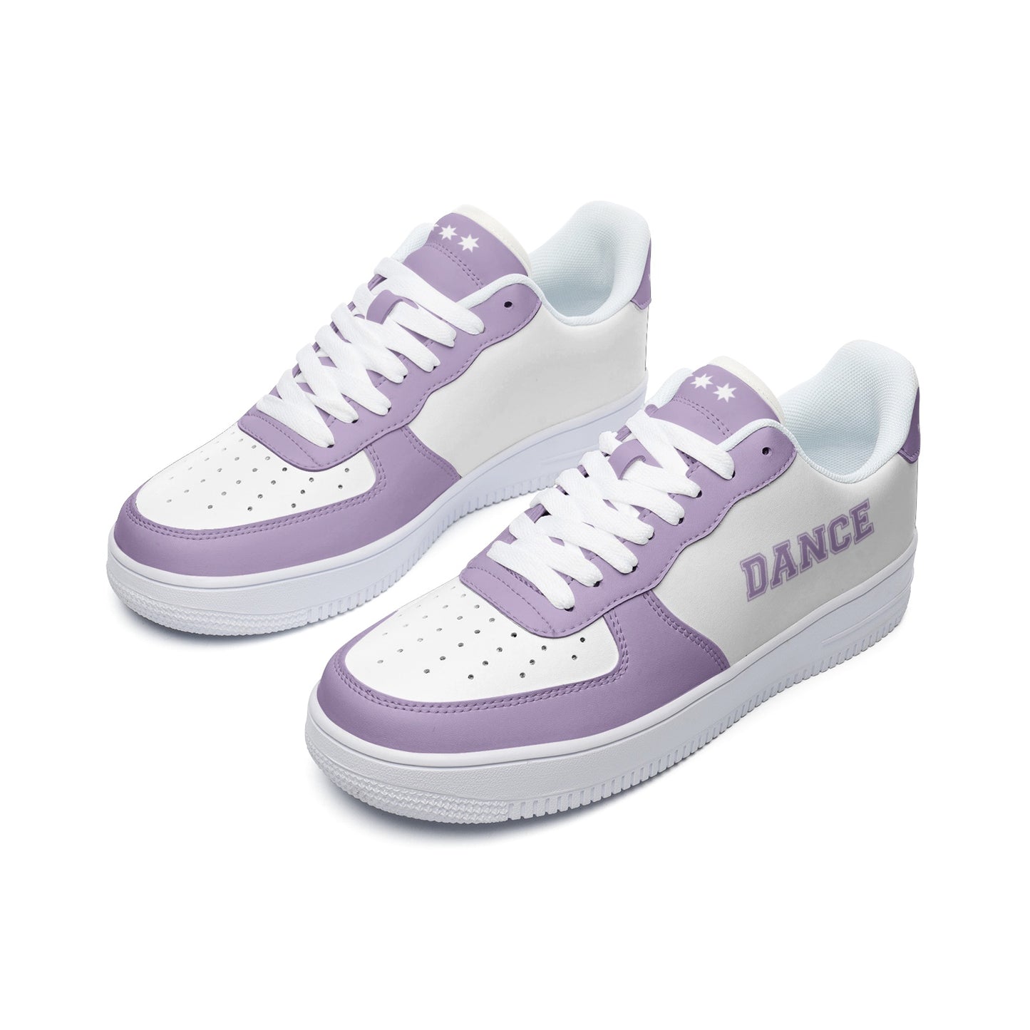 Purple Dance Sneakers for Women & Men – Stylish Hip Hop Dancing Shoes – Dance Shoes – Sneakers for Dancing – Dance Print