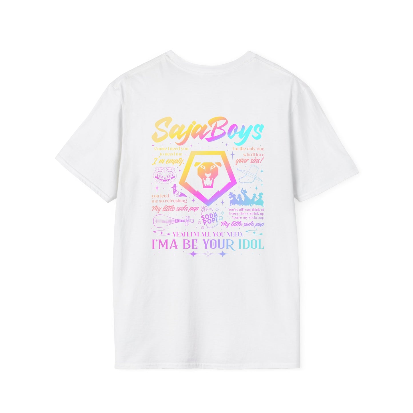 Kpop Movie Tshirt back print, Saja Boys T Shirt, Demon Hunters Movie Shirt, Demon Hunters Merch Shirt, Gift For Kpop Fan, Kpop Movie Shirt