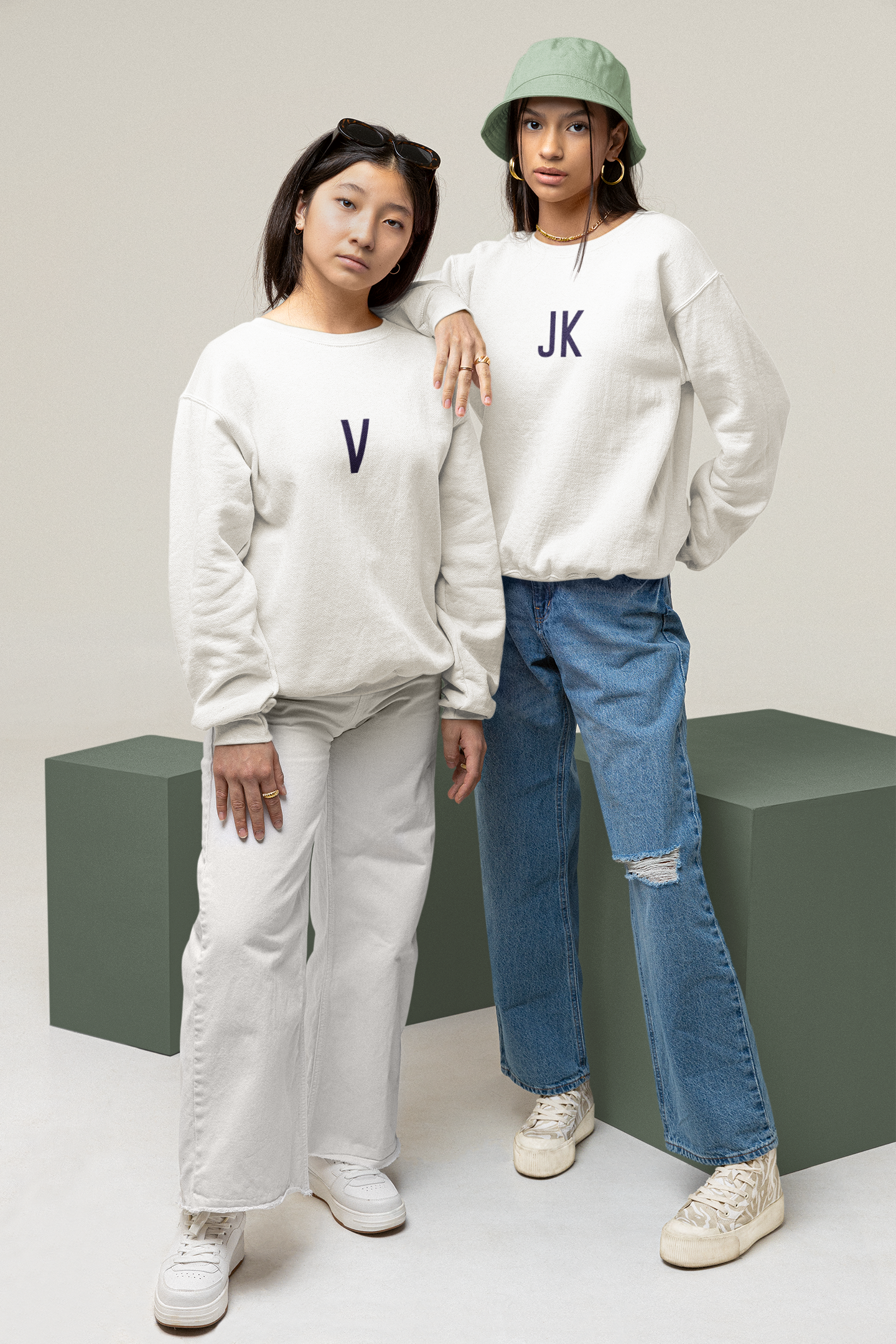 BTS 7th anniversary Sweatshirt Jin Crewneck Sweatshirt with letter