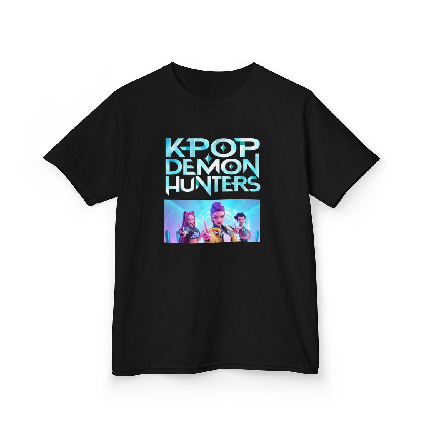 Kids Kpop Movie Tshirt Demon Hunters, Huntrix t Shirt, Kpop T Shirt, Demon Hunter Merch, Gift For Kpop Fan, Kpop Movie Shirt