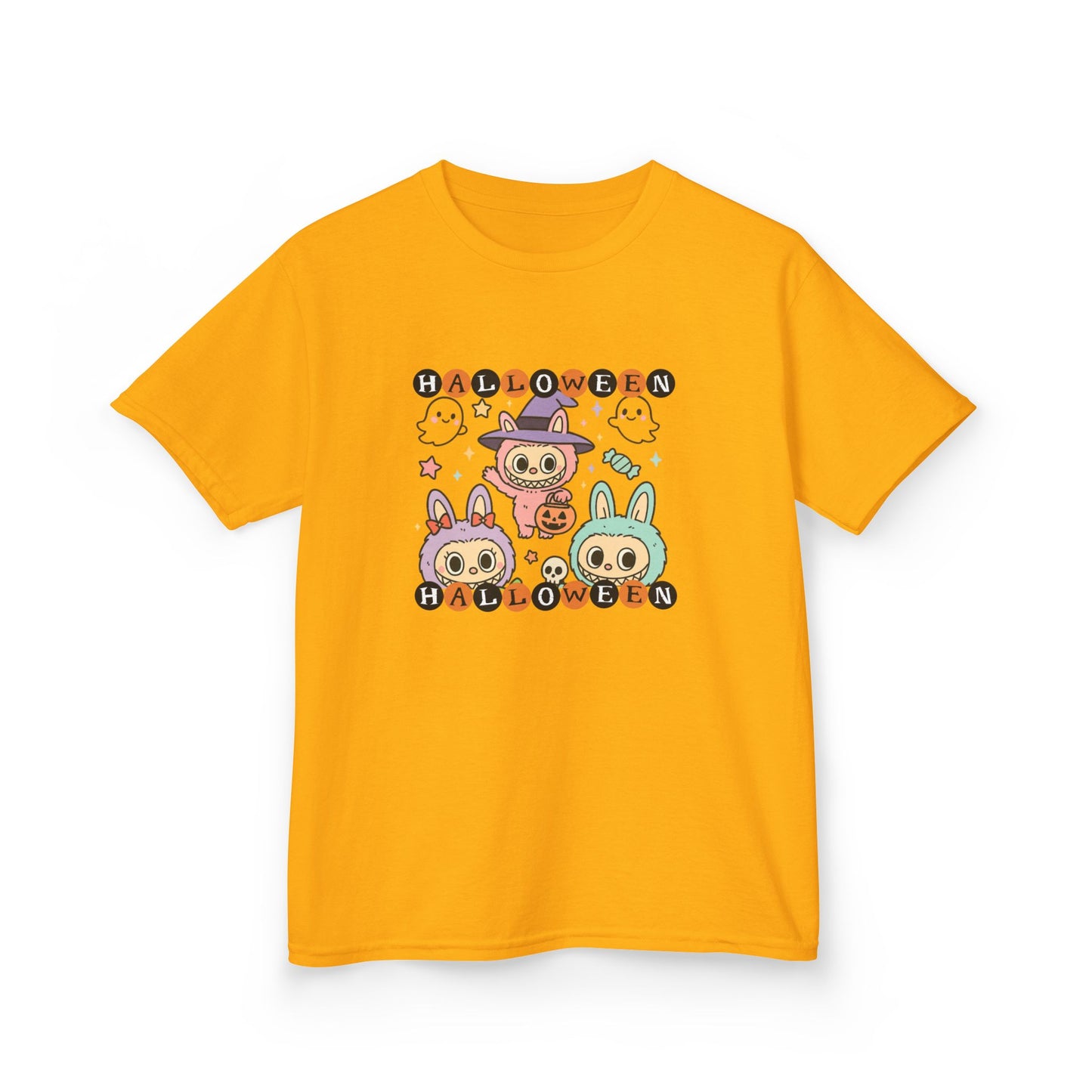 Cute Halloween Kids Tshirt - Kawaii Labubu shirt, Monsters t Shirt