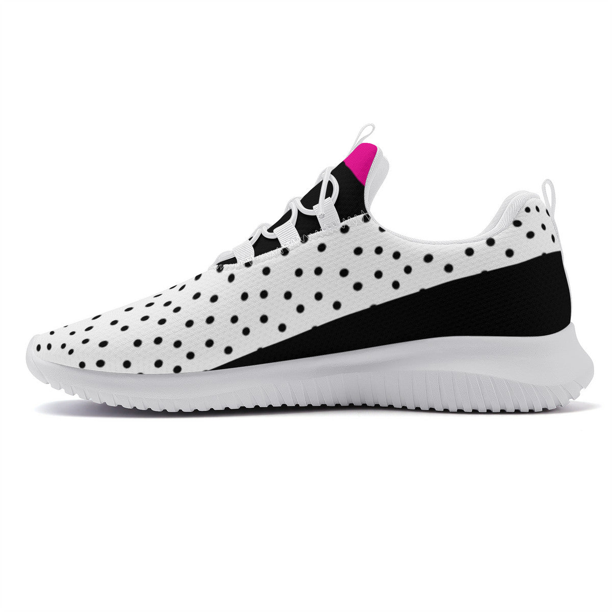 Fitness sneaker - Polka Dot - White