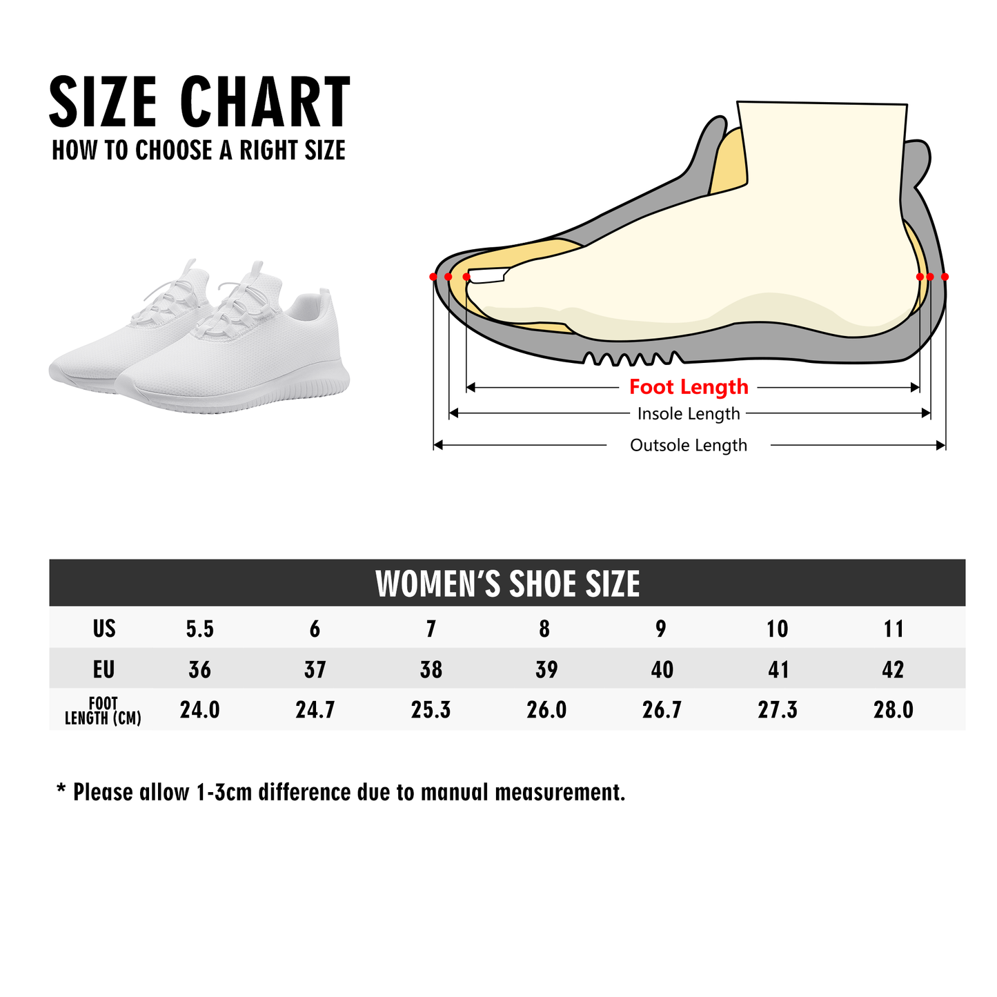 Fitness Sneakers - Move - white