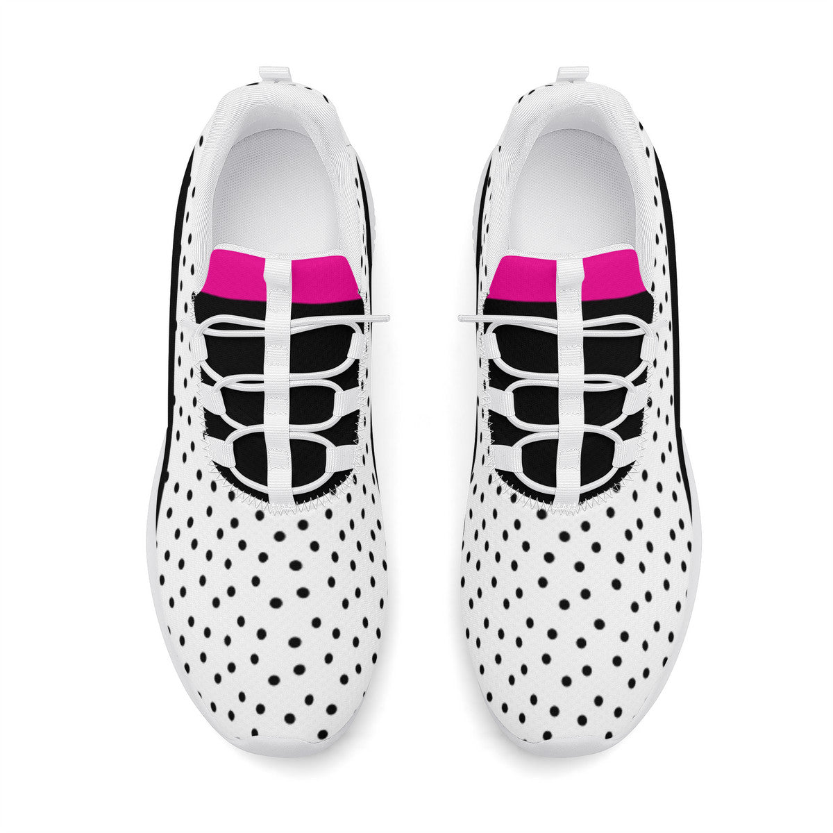 Fitness sneaker - Polka Dot - White