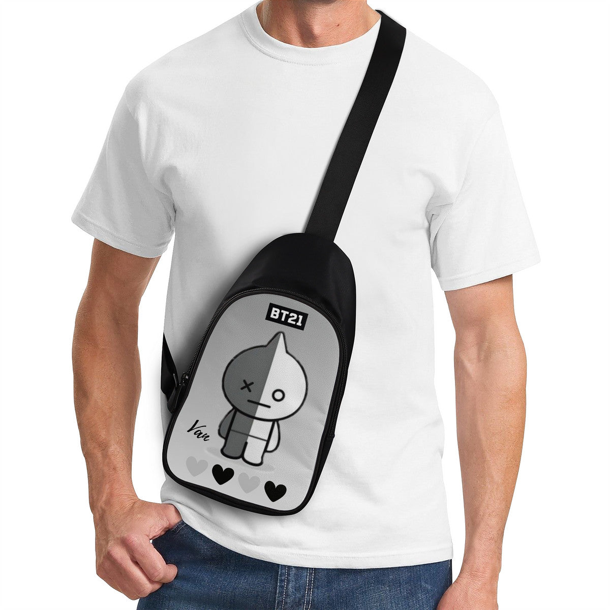 BT21 Van Chest Bag - BTS ARMY Cross Body Bag