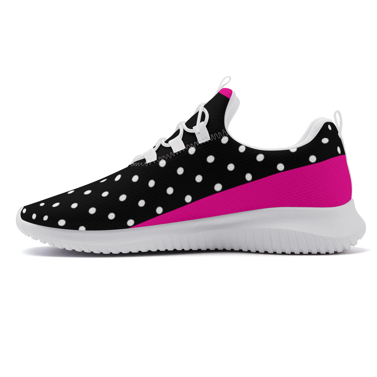 Dance Sneakers - Polka Dots - Black