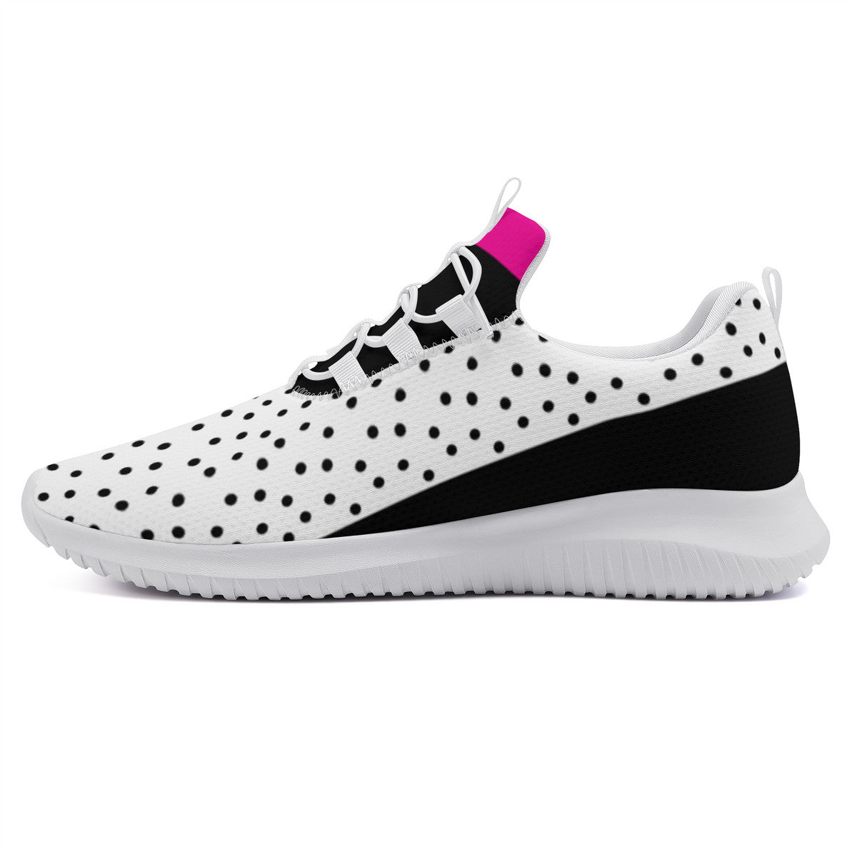 Fitness sneaker - Polka Dot - White