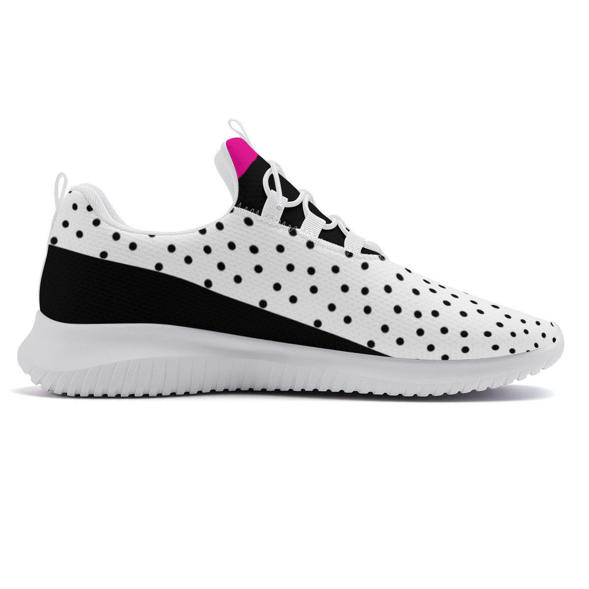 Fitness sneaker - Polka Dot - White