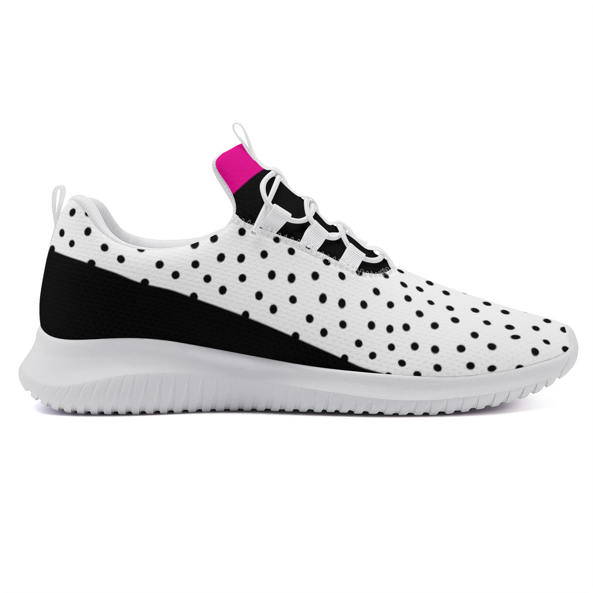 Fitness sneaker - Polka Dot - White