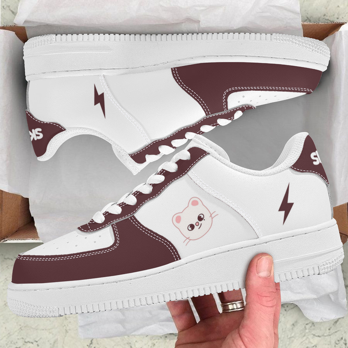 SKZOO Jiniret Low Top Sneakers: Stray Kids Hyunjin Shoes