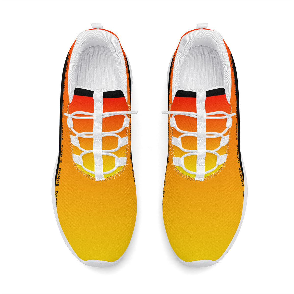 Orange Dance Sneakers