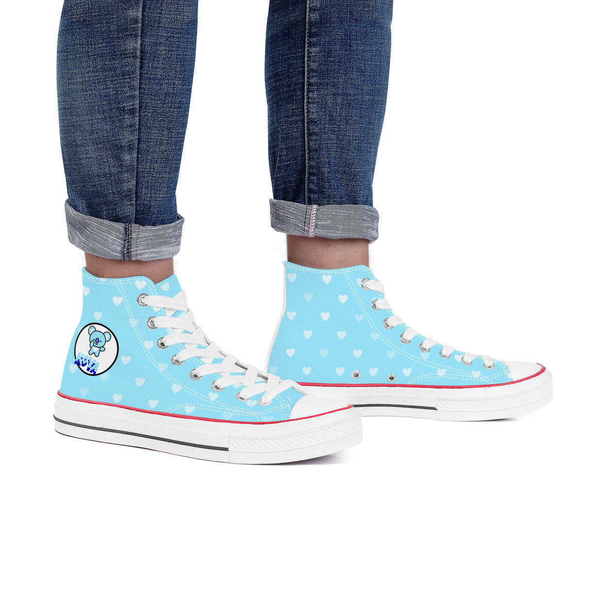 BT21 Koya High Top Canvas Sneakers