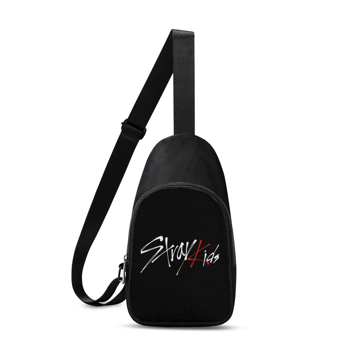 Stray Kids Chest Bag - Black Cross body bag StrayKids Logo