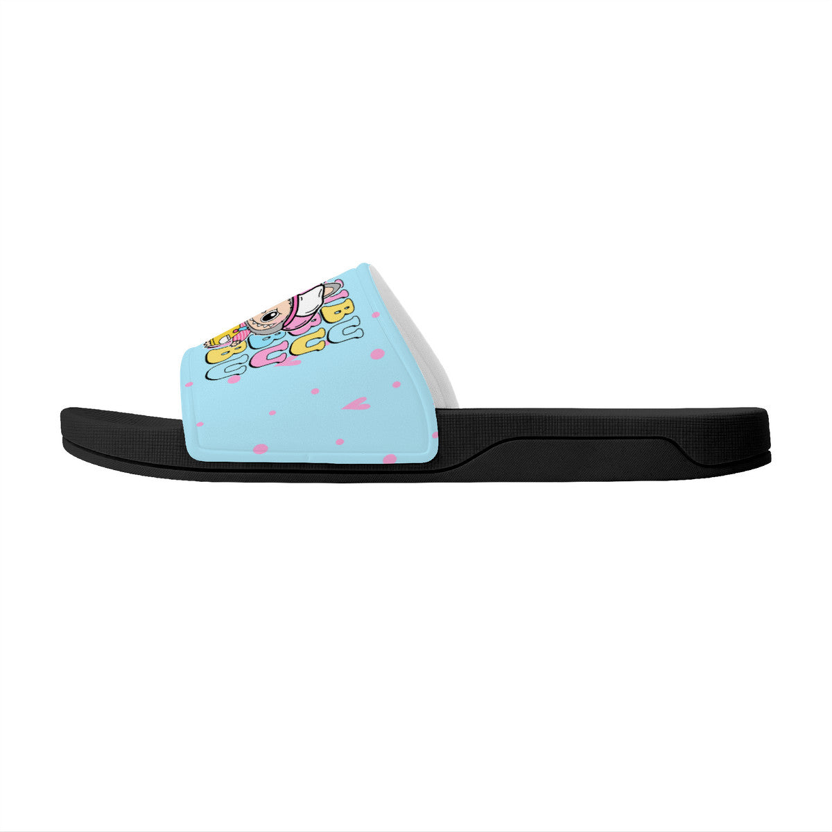 Labubu Slide Sandals - Labubu slides blue and black