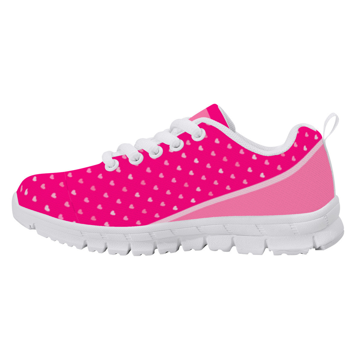 Kids Dance Sneakers - Pink Hearts