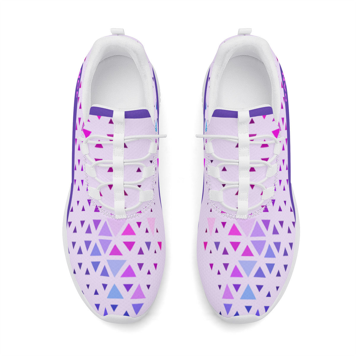 Dance Sneakers - Purple Geometric