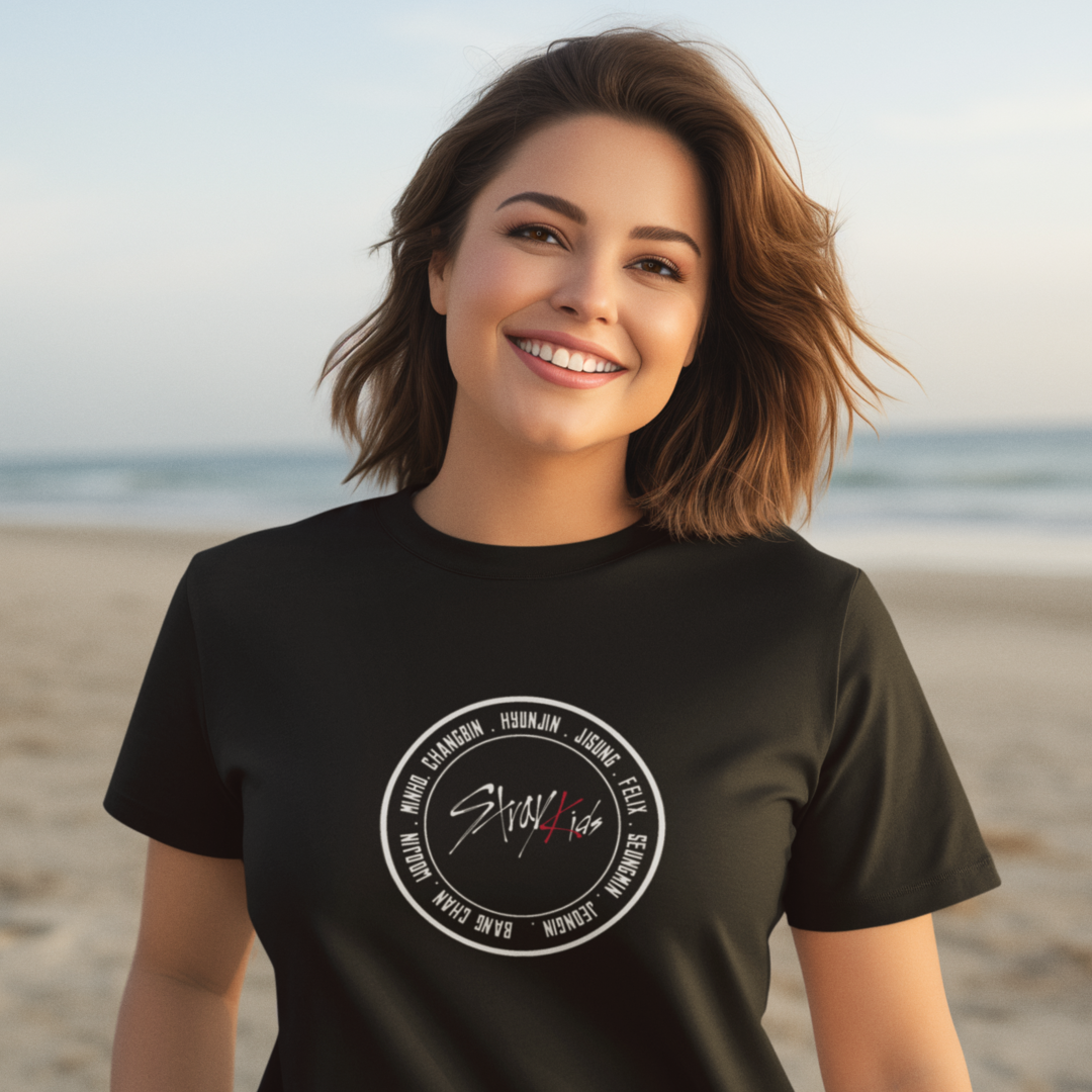 Stray Kids T-Shirt Round Logo