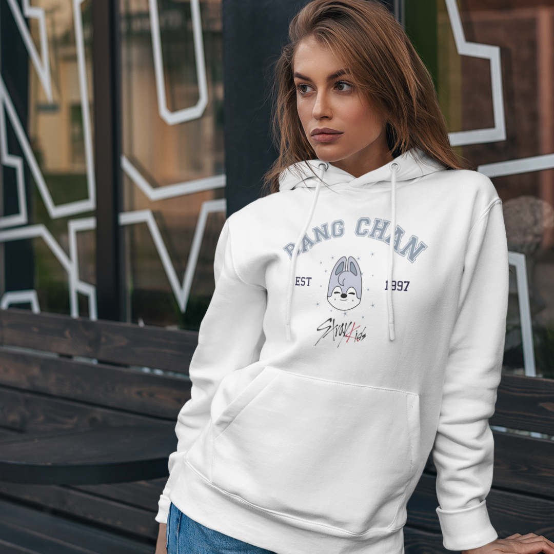 SKZOO Wolf Chan Hoodie Stray Kids Bang Chan Hooded Sweatshirt – SD SKZOO Wolf Chan Hoodie Stray Kids Bang Chan Hooded Sweatshirt – SD