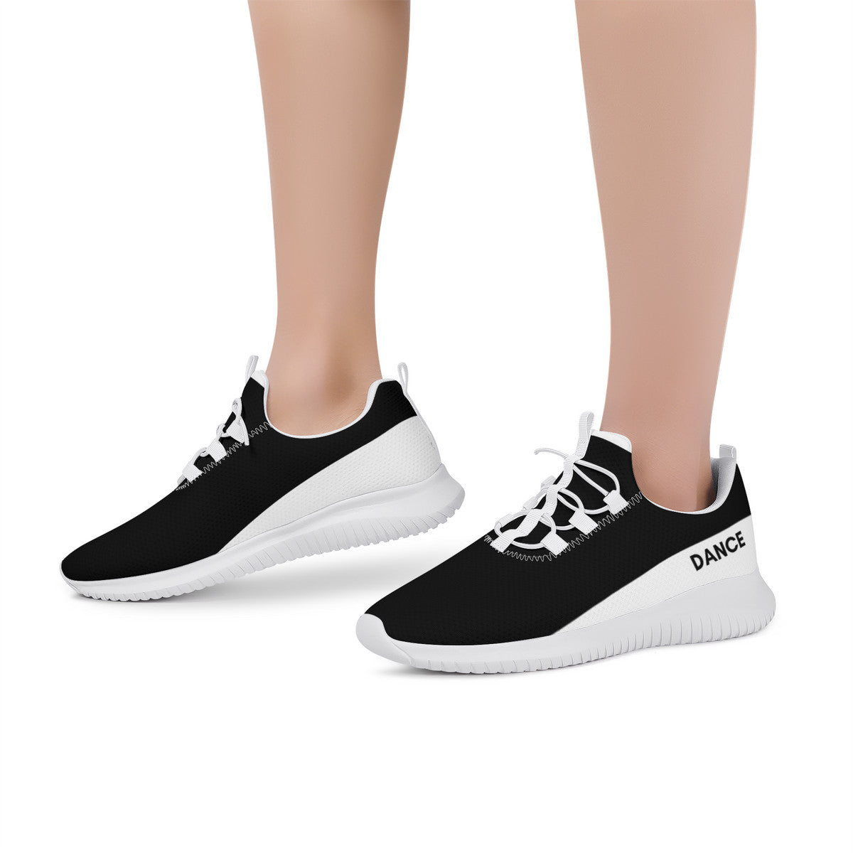 Dance Sneakers - Black and White