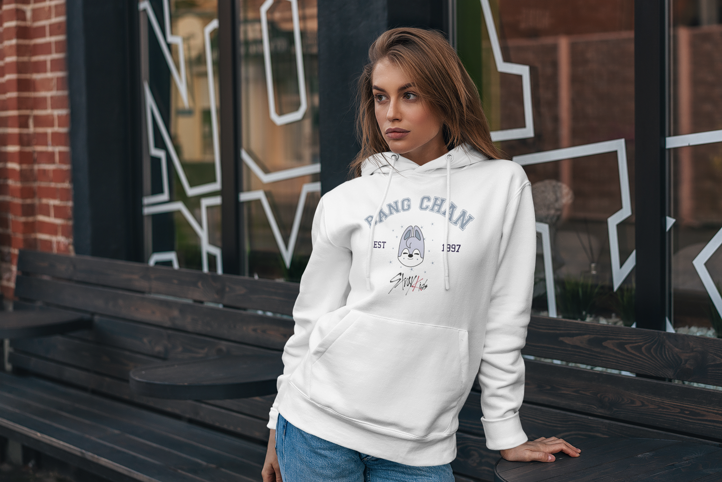 SKZOO Wolf Chan Hoodie Stray Kids Bang Chan Hooded Sweatshirt