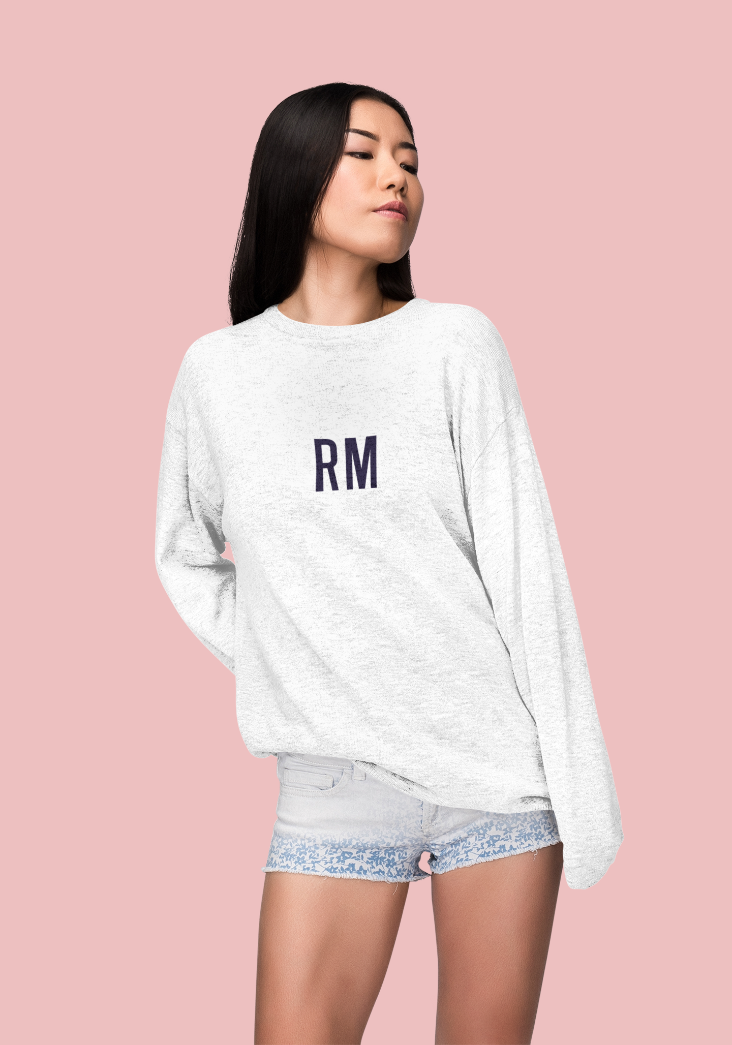 BTS 7th anniversary Sweatshirt RM Crewneck Sweatshirt with letter