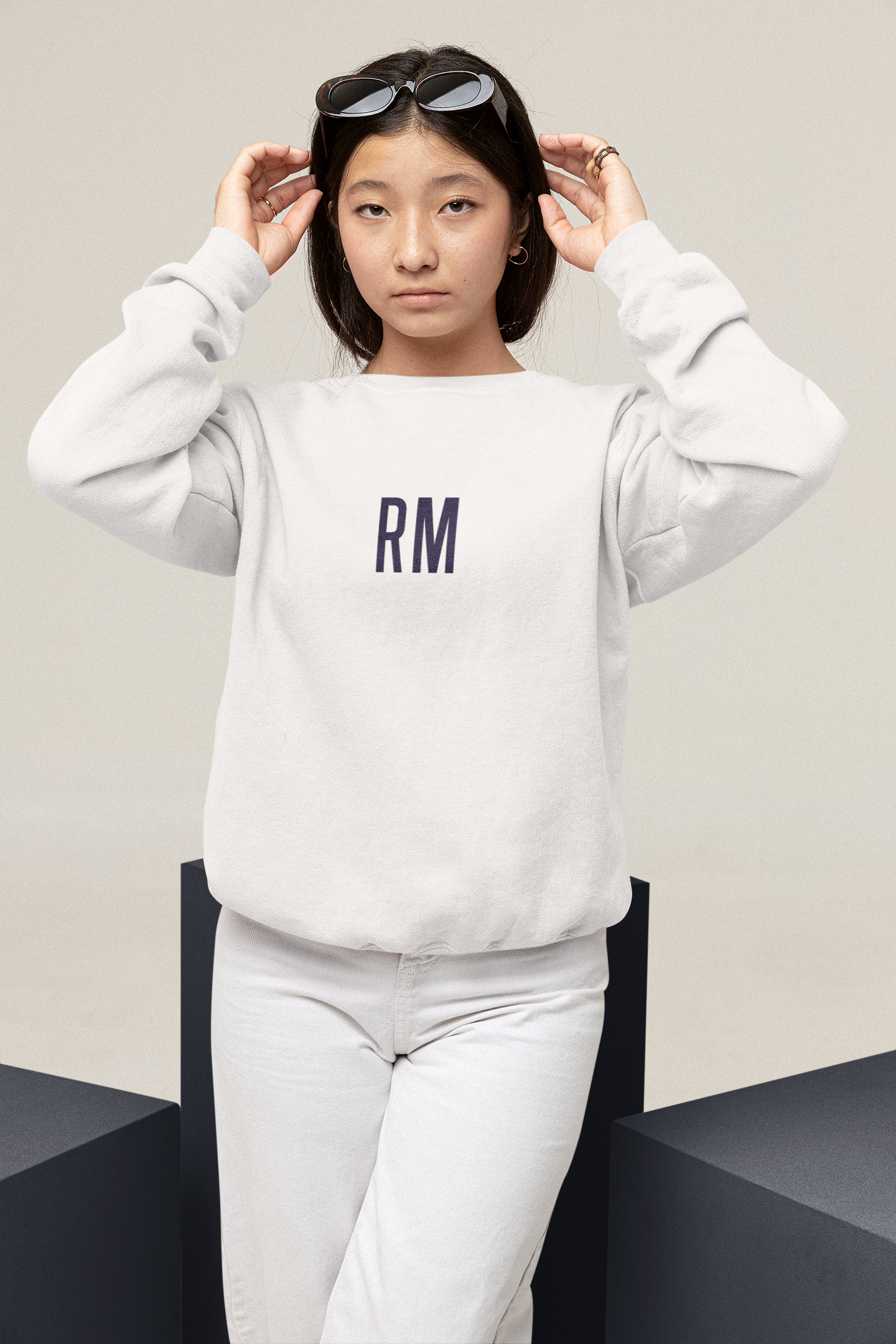 BTS 7th anniversary Sweatshirt RM Crewneck Sweatshirt with letter