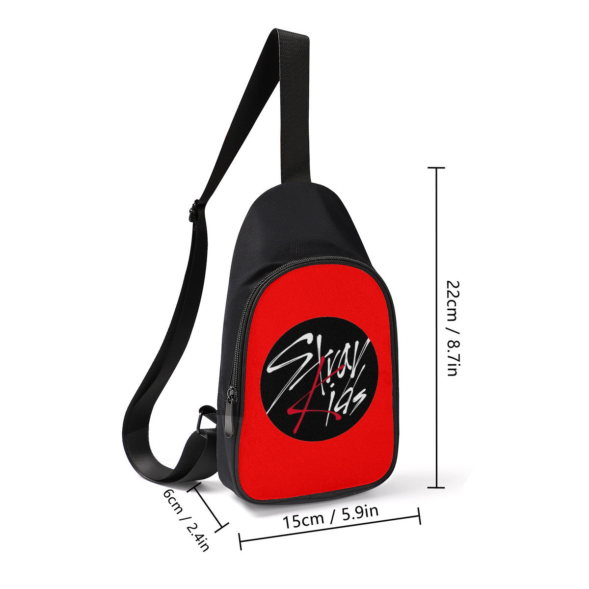 Stray Kids Chest Bag - Red Cross Body Bag SKZ Logo