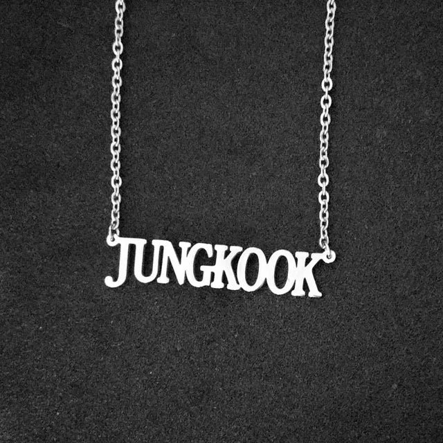 BTS Name Necklace