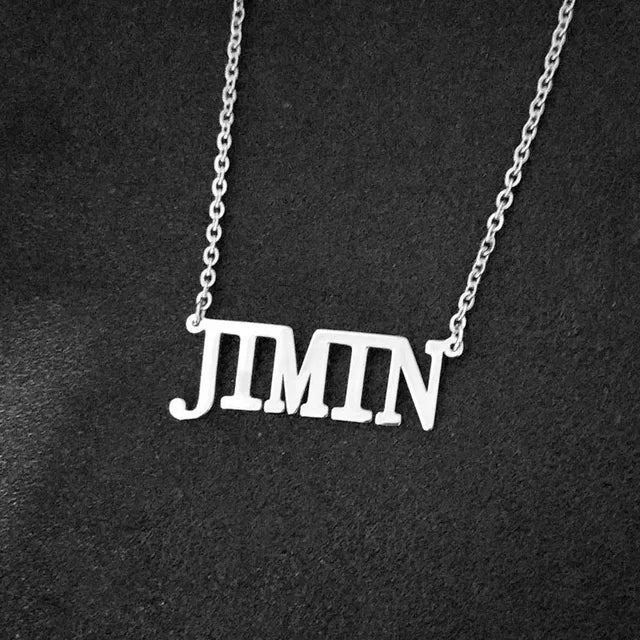 BTS Name Necklace