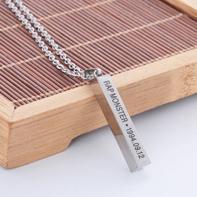 BTS Name Necklace